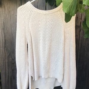 MADEWELL BALLOON SLEEVE PULLOVER SWEATER